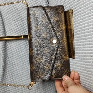 ❌❌SOLD-Authentic Louis Vuitton wallet long Porte Feuille Sala monogram